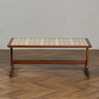 タイルトップ コーヒーテーブル