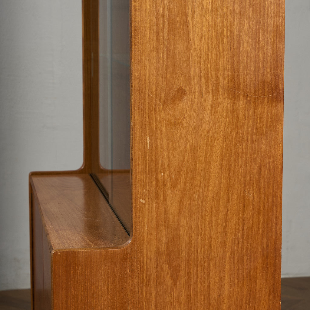 ヴィンテージ ガラスキャビネット