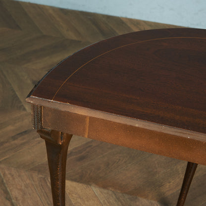 英国製 ハーフムーンテーブル