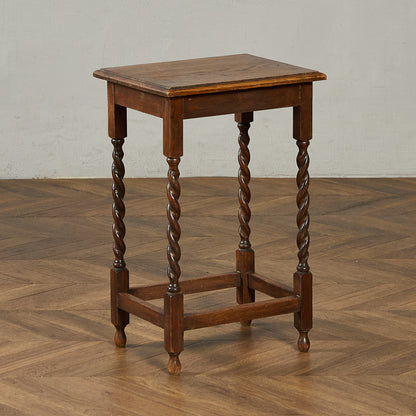 英国 クラシック バーリーシュガーツイスト サイドテーブル