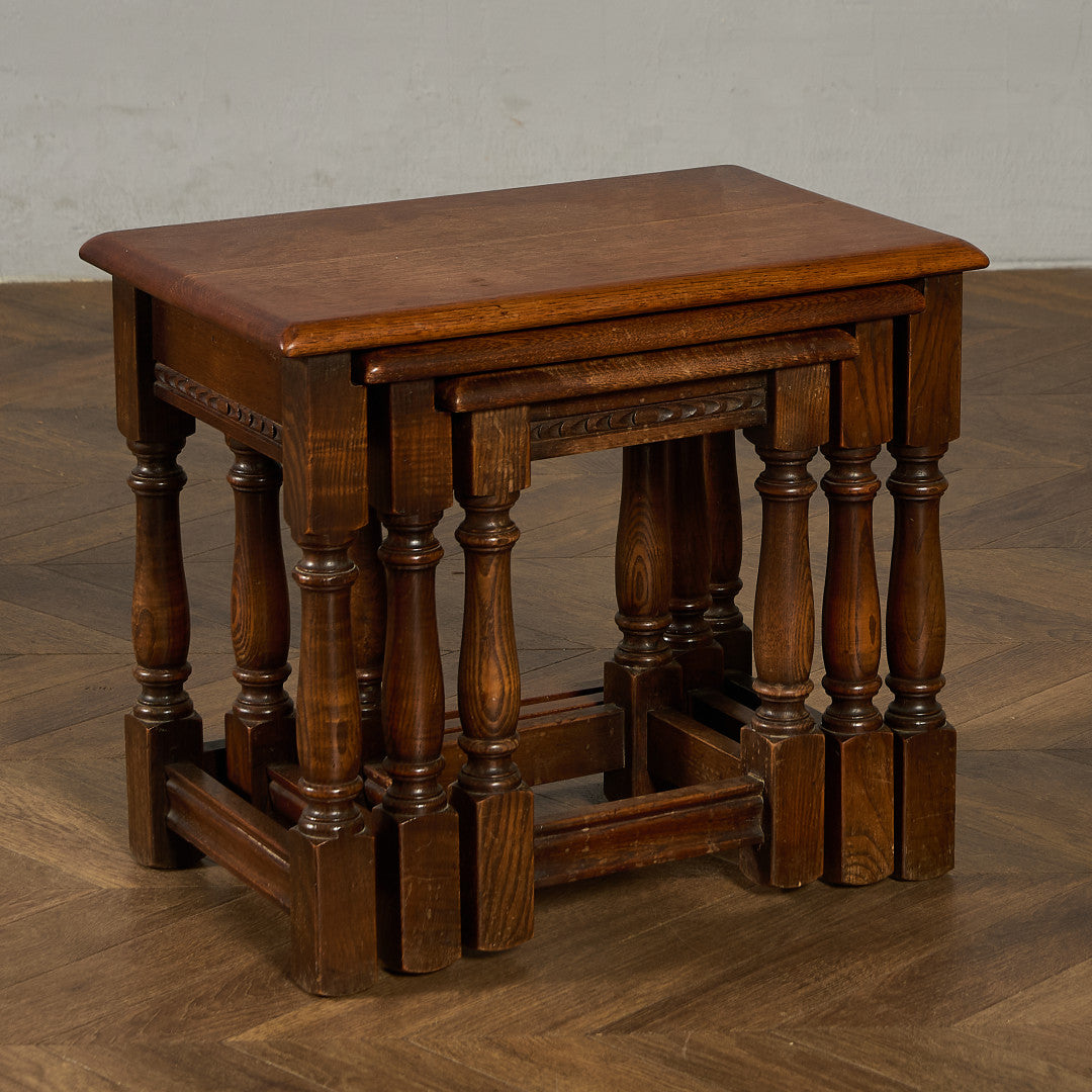 英国クラシック ネストテーブル サイドテーブル