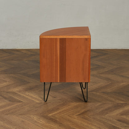 Fresco コーナーキャビネット 3点セット カスタム アイアン ヘアピンレッグ