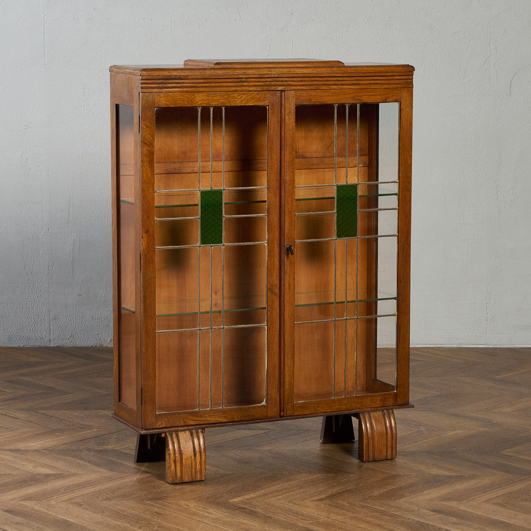 英国 クラシック キュリオケース 飾り棚 #90094