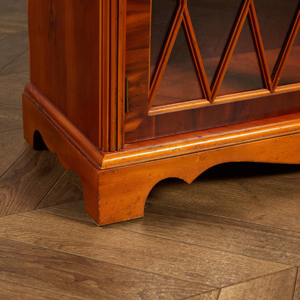 英国 クラシック エドワーディアン様式 ブックケース 食器棚