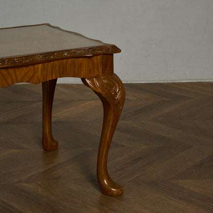 英国 クラシック ガラストップ センターテーブル #86977