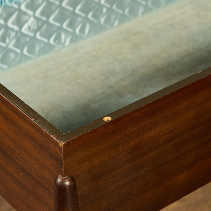 英国 ヴィンテージ ソーイングボックス サイドテーブル