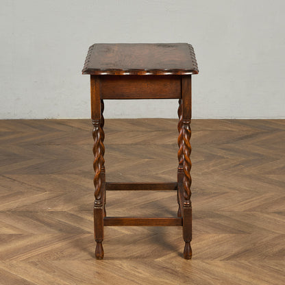 英国 クラシック バーリーシュガーツイスト サイドテーブル #91801