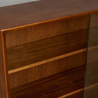 ヴィンテージ ガラス キャビネット 本棚