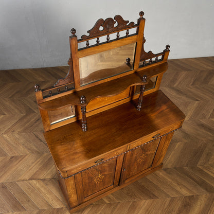 英国 アンティーク ミラーバック サイドボード シフォニア