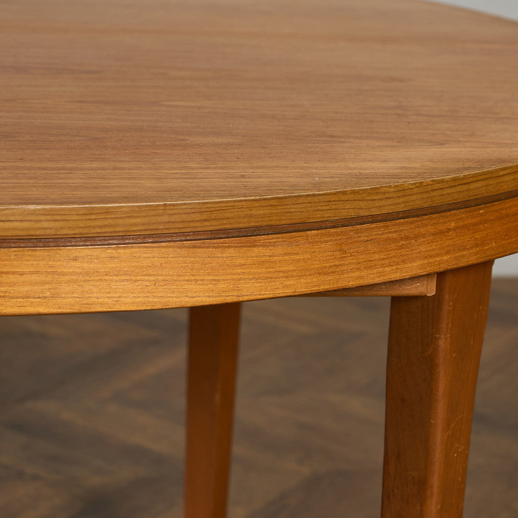 英国 ヴィンテージ エクステンション ラウンド ダイニングテーブル