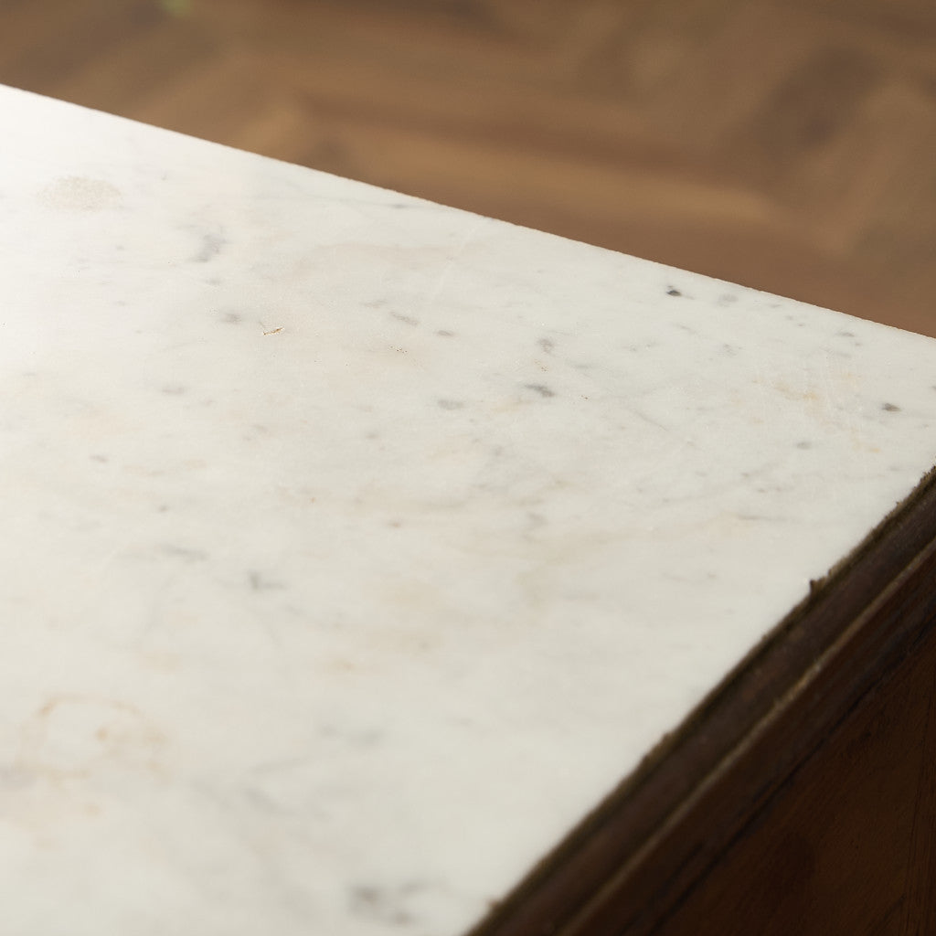 英国 クラシック 大理石 サイドキャビネット #96636