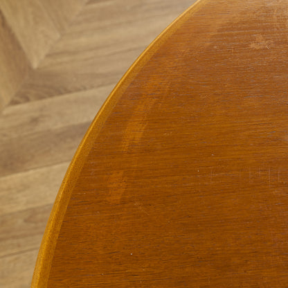 エクステンション ラウンドダイニングテーブル / 天板再塗装済み