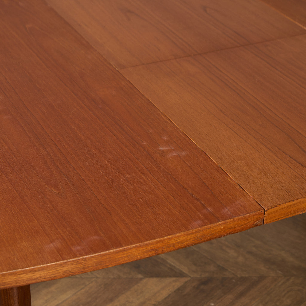 ヴィンテージ エクステンション オーバル ロング ダイニングテーブル