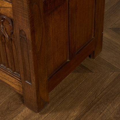 英国 クラシック オーク ブランケットボックス