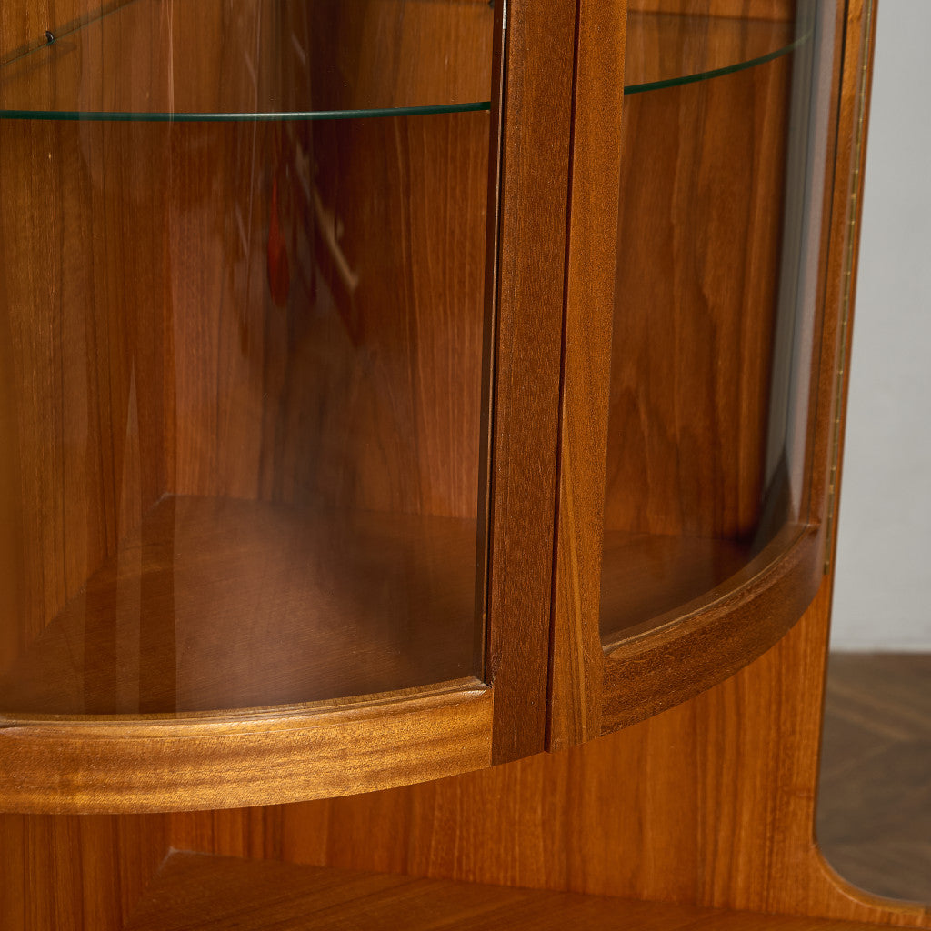 ネイサン Nathan 十字扉 ヴィンテージ トール コーナーキャビネット #95517