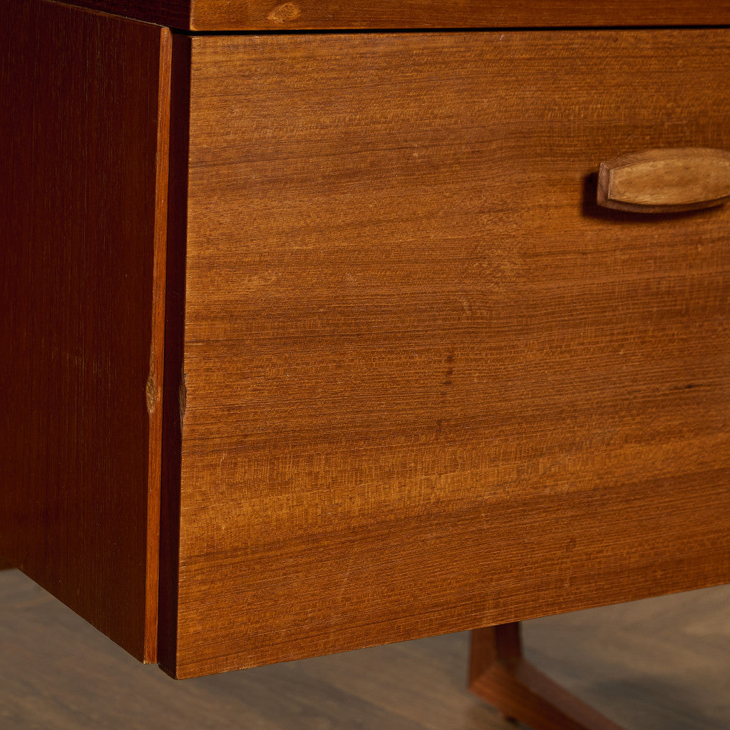 Quadrille ヴィンテージ デスク 両袖デスク