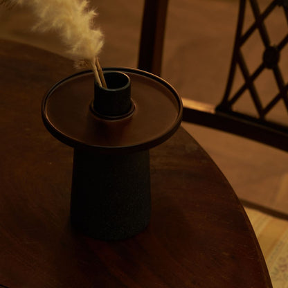 hanauke フラワーベース / BLACK