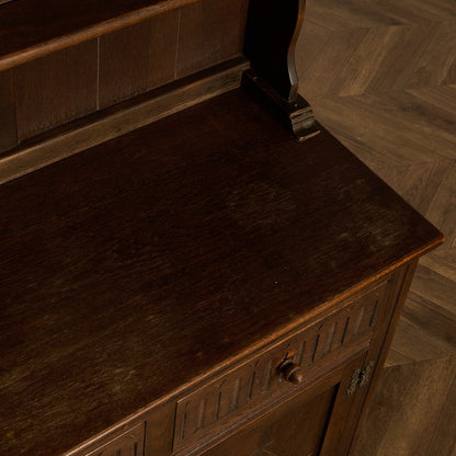 オーク材 ウェルシュドレッサー 食器棚