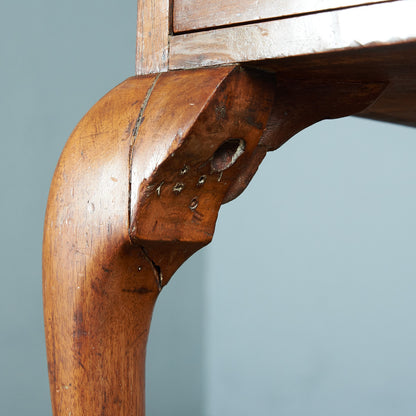 Antique British walnut double-sided desk #82058