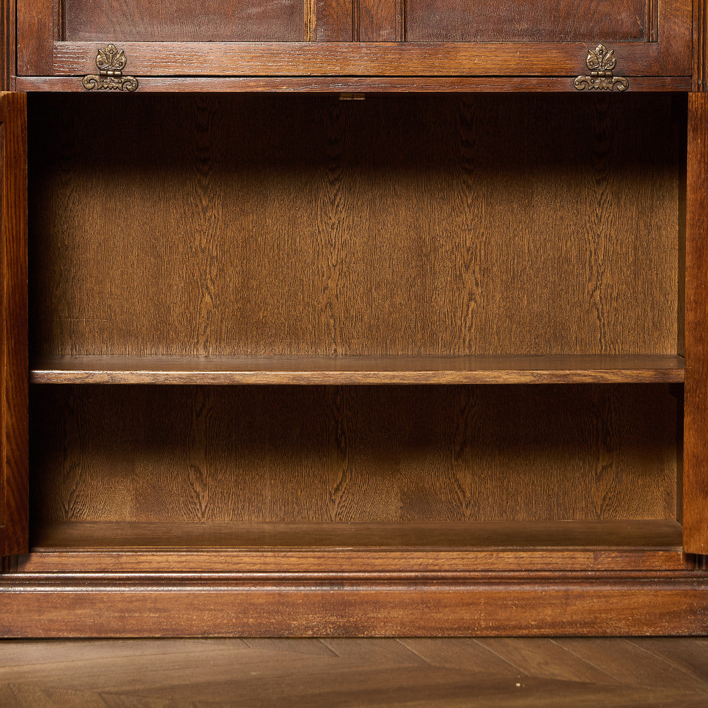 Old Charm オーク材 ビューローブックケース