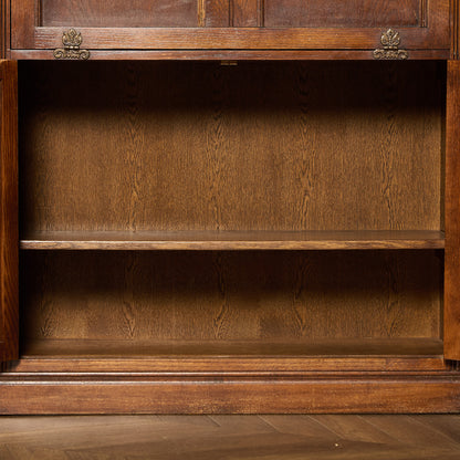 Old Charm オーク材 ビューローブックケース