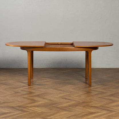 エクステンション オーバル ダイニングテーブル