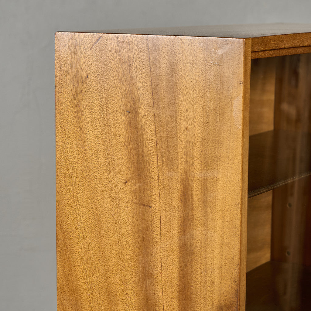 Cumbrae ヴィンテージ ナロー ガラス ブックケース 食器棚