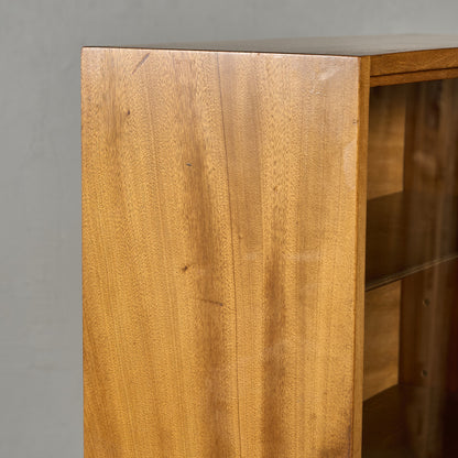 Cumbrae ヴィンテージ ナロー ガラス ブックケース 食器棚