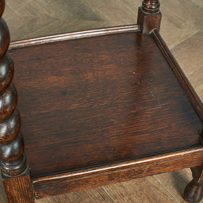 British classic oak occasional side table #77298