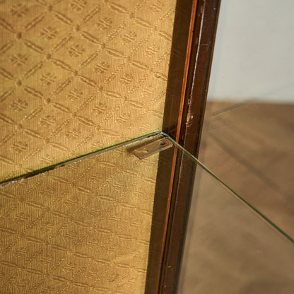 英国 クラシック ディスプレイ ガラス キャビネット #91846