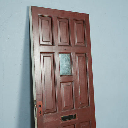 British antique painted wooden door #65920