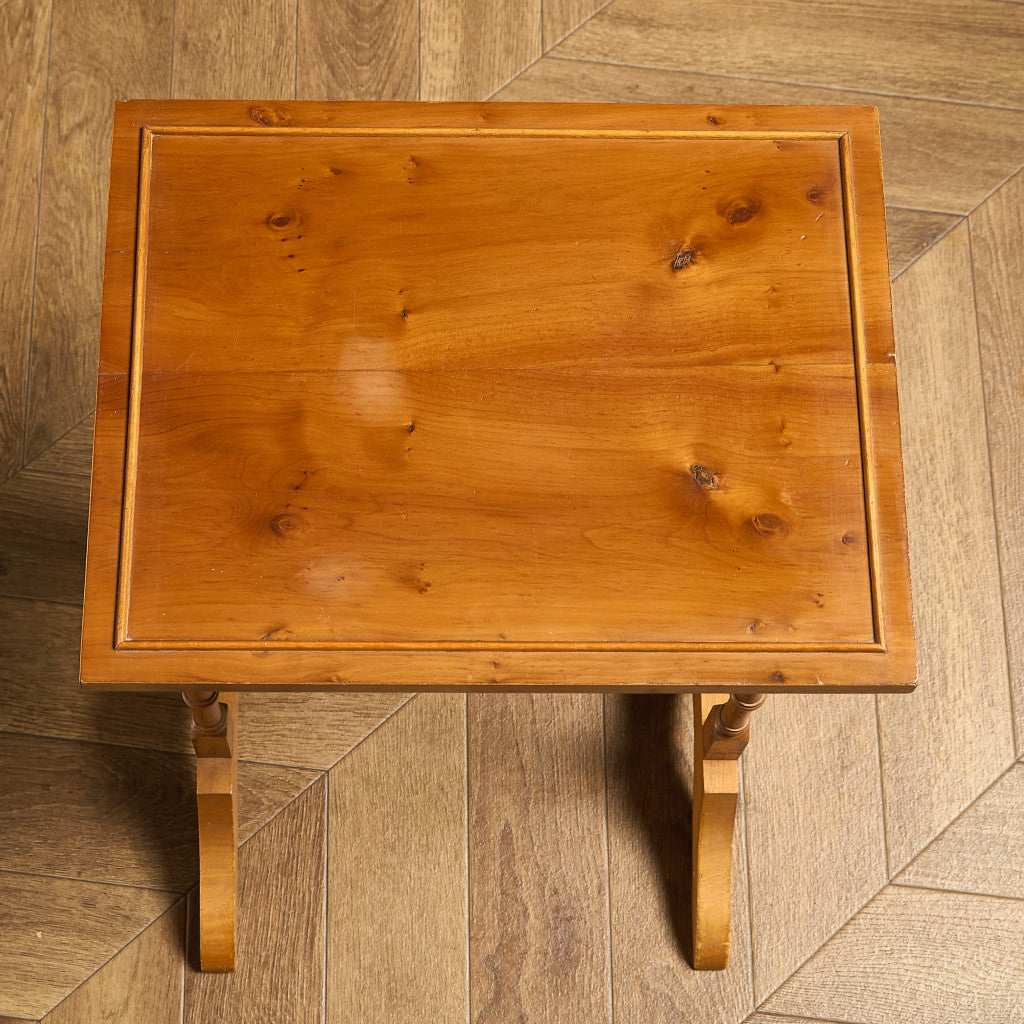 英国 クラシック イチイ ネストテーブル #95461