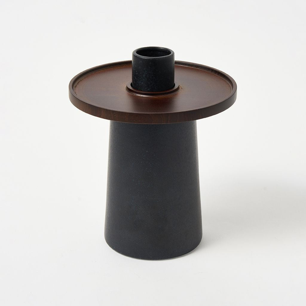 hanauke フラワーベース / BLACK