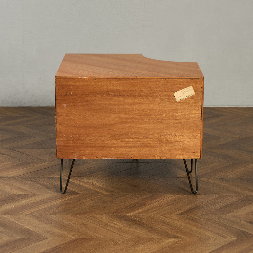 Fresco コーナーキャビネット 3点セット カスタム アイアン ヘアピンレッグ