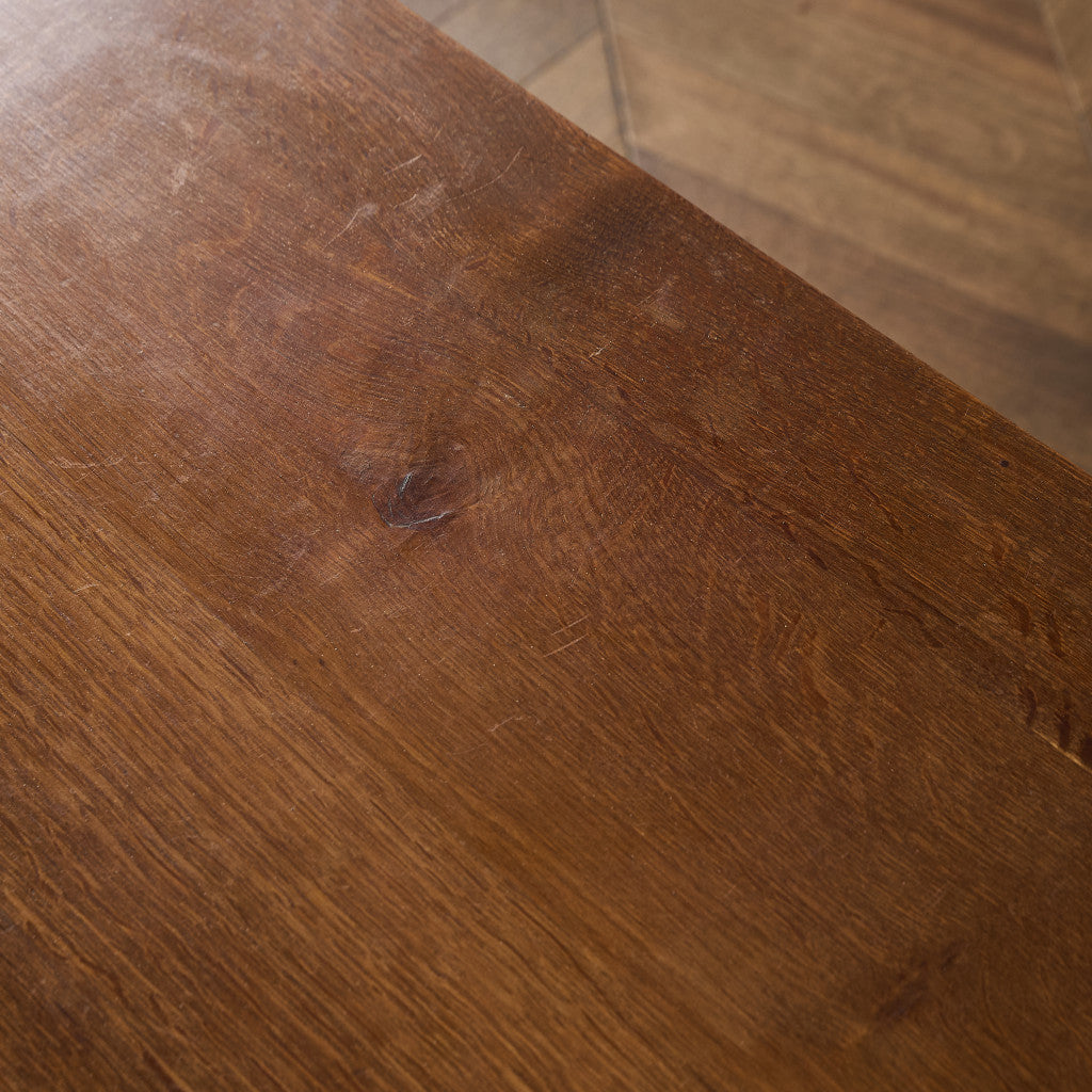 英国 クラシック オーク材 3段 チェスト