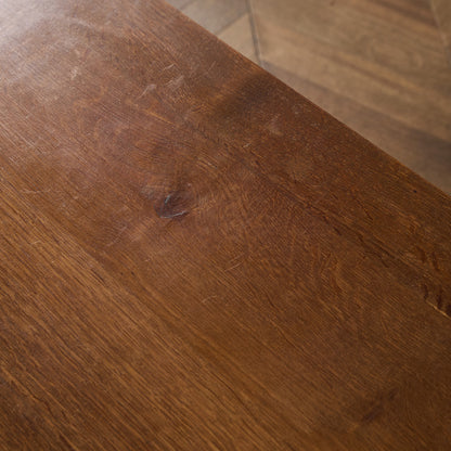 英国 クラシック オーク材 3段 チェスト