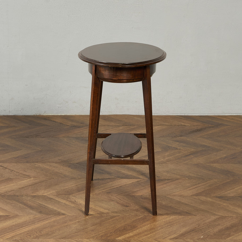 マホガニー材 サイドテーブル