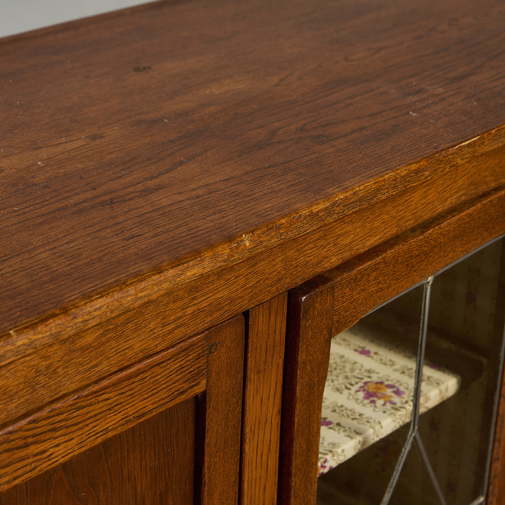 英国 クラシック ガラス キャビネット #91798