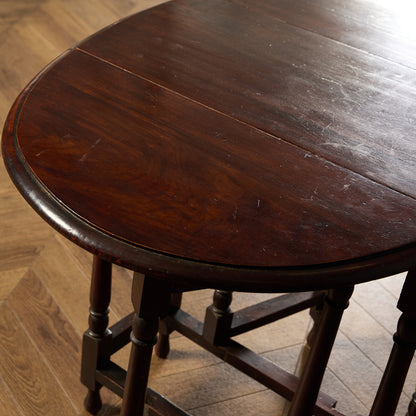 英国 クラシック ドロップリーフ ゲートレッグテーブル