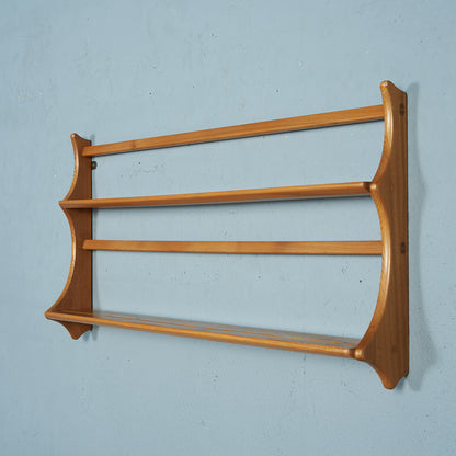 ヴィンテージ ウォールラック (Wall Mounted Plate Rack model 268) ラウンドゴールドラベル