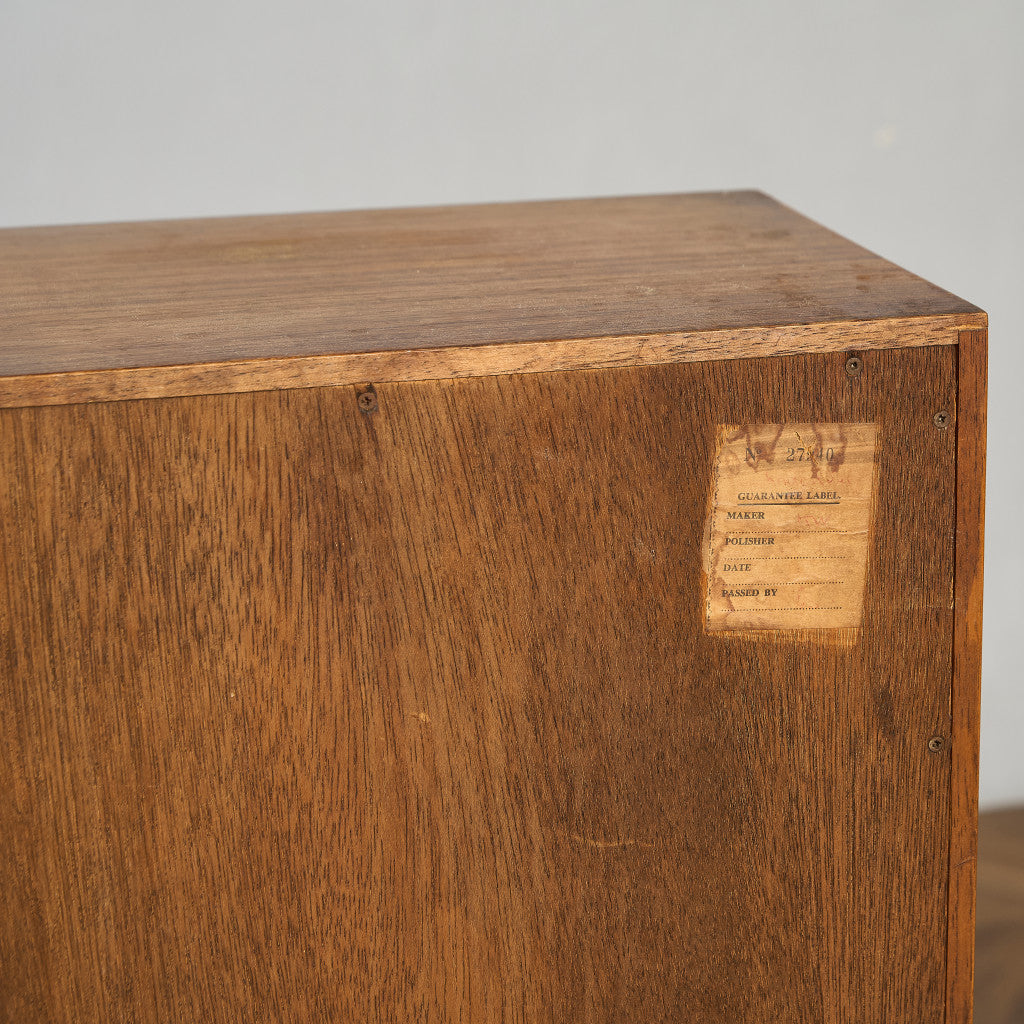 ヴィンテージ ナロー ガラスキャビネット ブックケース