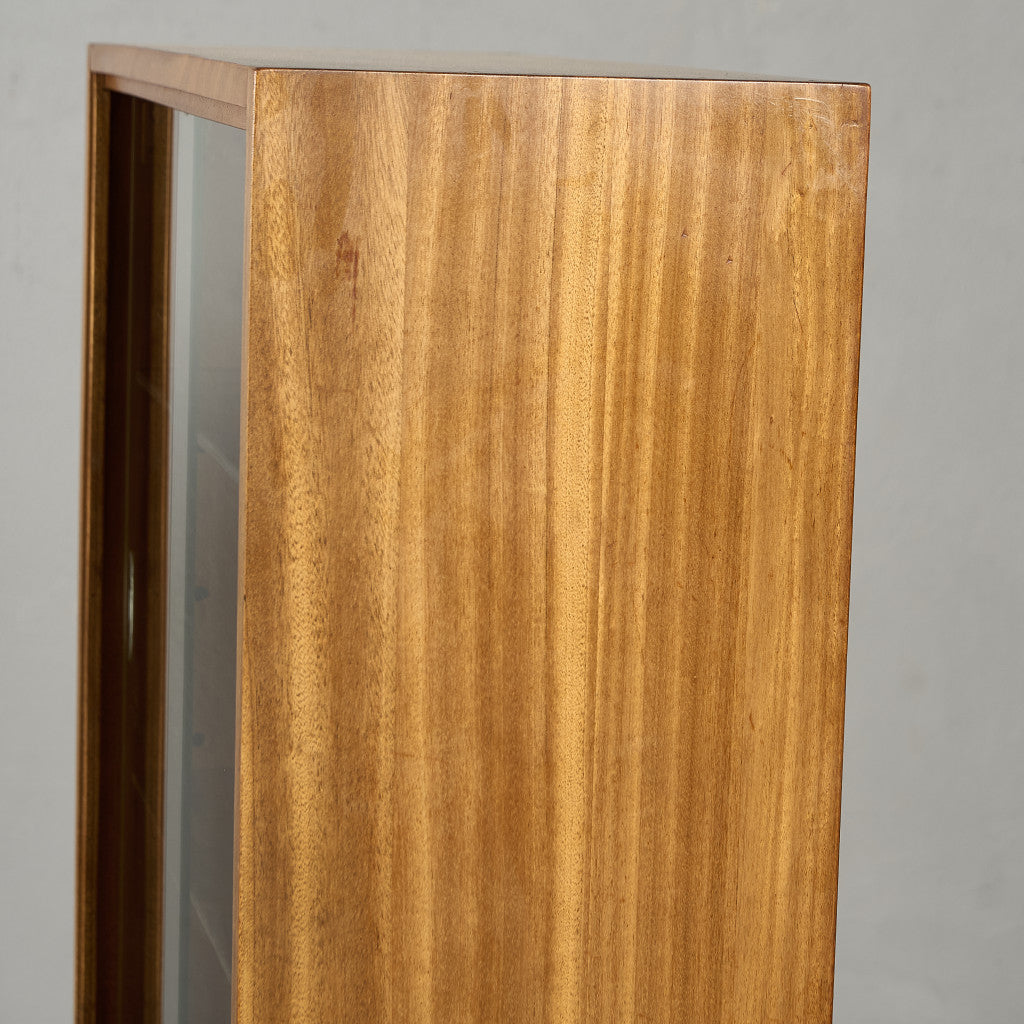 Cumbrae ヴィンテージ ナロー ガラス ブックケース 食器棚