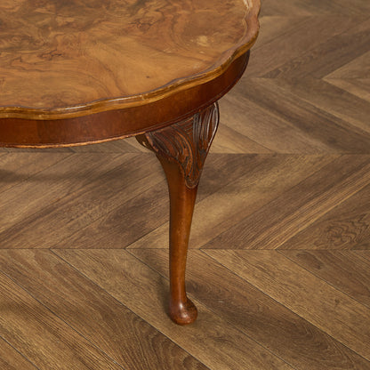 英国 クラシック クイーンアン様式 ラウンド センターテーブル ローテーブル