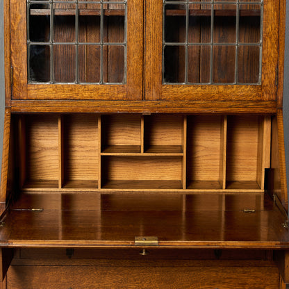 英国 クラシック ビューロー ブックケース デスク