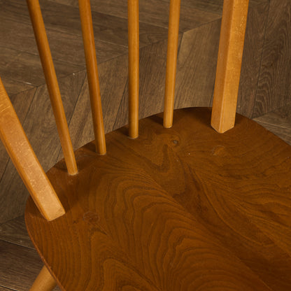 アーコール ERCOL ヴィンテージ 4本 スポーク フープバックチェア ラウンドゴールドラベル #89772