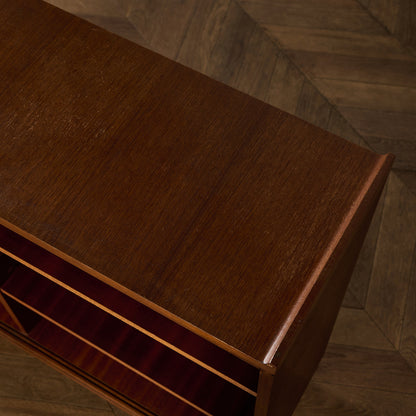 ヴィンテージ ナロー オープン ブックケース