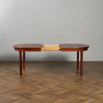 ヴィンテージ エクステンション オーバル ロング ダイニングテーブル