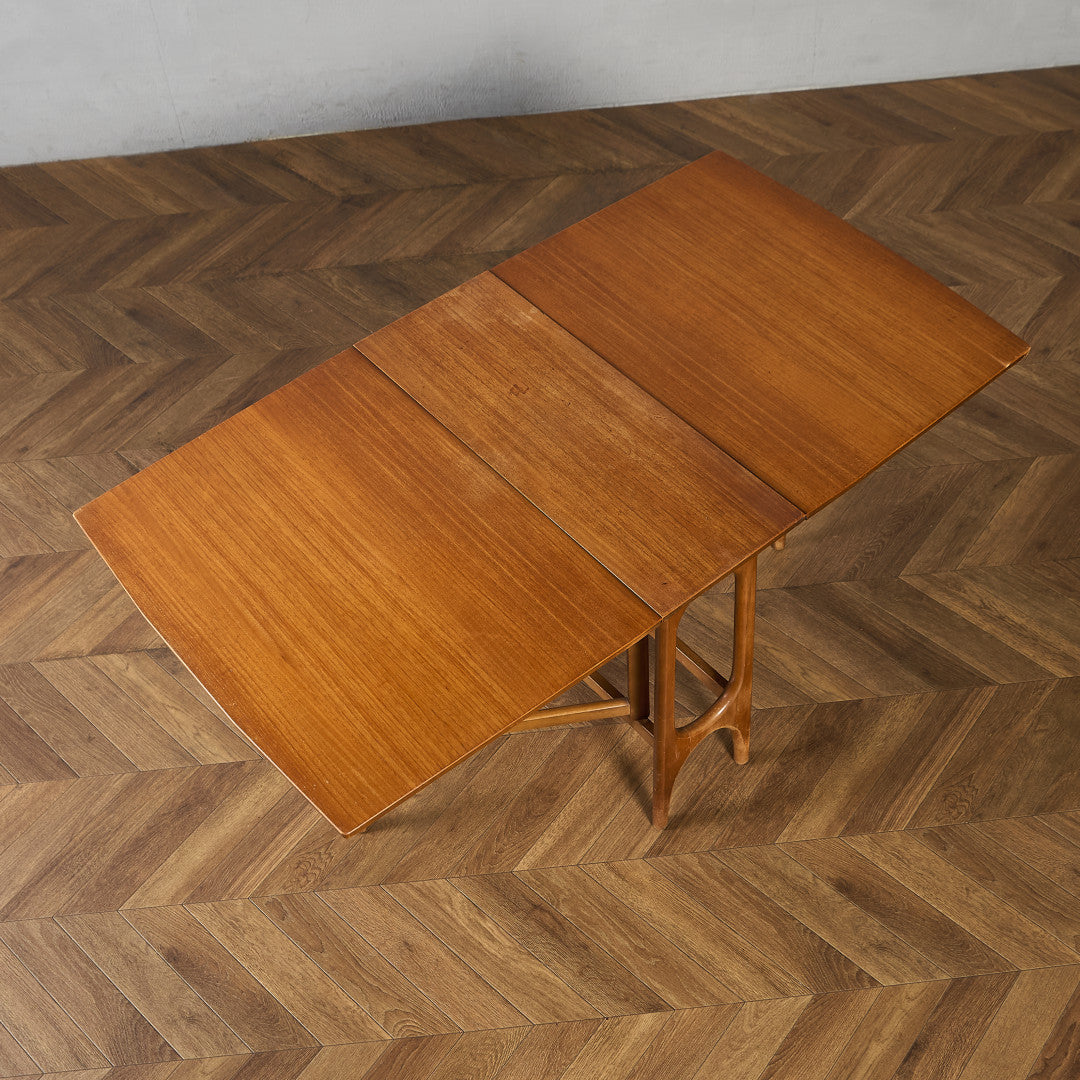 イギリス ヴィンテージ ドロップリーフ ゲートレッグテーブル