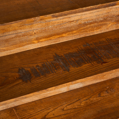 英国 クラシック オーク材 ブックケース 食器棚