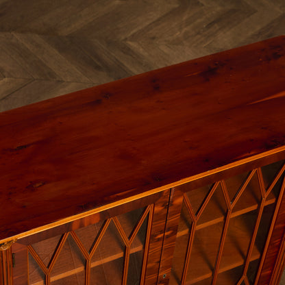 英国 クラシック エドワーディアン様式 ブックケース 食器棚